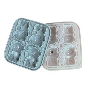 Early Riser Día <span class=keywords><strong>de</strong></span> San Valentín Oso ondulante <span class=keywords><strong>Molde</strong></span> <span class=keywords><strong>de</strong></span> silicona Oso <span class=keywords><strong>de</strong></span> peluche <span class=keywords><strong>Chocolate</strong></span> Mousse <span class=keywords><strong>Molde</strong></span> Jelly Pudding Cake Mold - Product Image 4