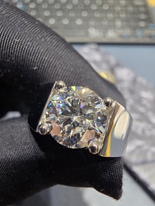 Anillo Sencillo de Platino Fino con Diamantes Brillantes, Certificado IGI, Elegante Anillo de Boda, Idea de Regalo de Joyería de Compromiso - Product Image 6