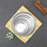 Bandejas de Servicio de Alta Calidad para Restaurante, Acero Inoxidable, Duraderas, Plateadas, Ecológicas, Redondas, Decorativas, para Fiestas