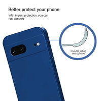 Coque de téléphone portable ultra-fine en TPU souple avec doublure en tissu pour Google Pixel 10 10A 10 Pro XL 9 9A 8 8A 7 7A