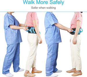 Cinturón <span class=keywords><strong>de</strong></span> asistencia para pacientes con empuñaduras <span class=keywords><strong>de</strong></span> mano, asistencia para empapelar pacientes, transferencia segura y caminar - Product Image 3