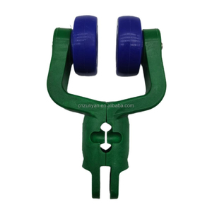 Carro de nailon de plástico colgante transportador superior para línea de procesamiento de sacrificio de aves de corral - Product Image 4