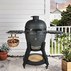 <span class=keywords><strong>Barbecue</strong></span> en céramique Auplex Smoker 21 pouces Premium Charcoal Kamado Grill pour les barbecues d'arrière-cour et les événements de groupe en plein air - Product Image 1