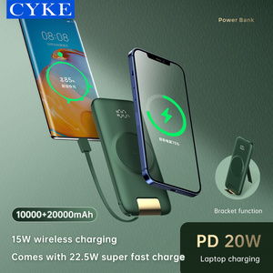 Cargador Portátil Inalámbrico CYKE de 20000 mAh y 18 W, Cargador Portátil <span class=keywords><strong>para</strong></span> Móvil y Laptop con Carga Rápida de 22.5 W, Batería Portátil <span class=keywords><strong>para</strong></span> Teléfono Celular P2 - Product Image 4
