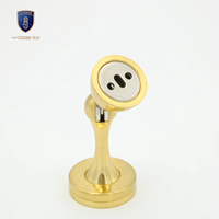 Butée de porte magnétique en acier inoxydable doré de haute qualité, protection de sécurité pour cuisine, salon, salle de bain, chambre à coucher - pour hôtels