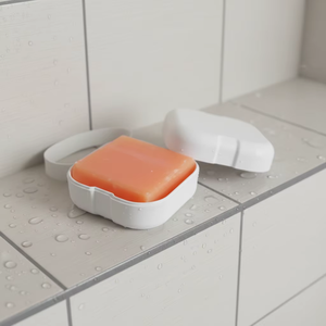 Boîte de rangement de <span class=keywords><strong>savon</strong></span> en bambou de forme carrée naturelle avec couvercle étui de rangement de barre de shampooing de <span class=keywords><strong>voyage</strong></span> durable <span class=keywords><strong>pour</strong></span> salle de bain cuisine - Product Image 4