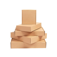 Emballage en carton ondulé kraft personnalisé en gros pour le commerce électronique, impression offset, gaufrage pour chaussettes, boîte d'expédition en papier