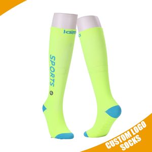 <span class=keywords><strong>Chaussettes</strong></span> de sport montantes de compression personnalisées pour hommes, tricotées <span class=keywords><strong>et</strong></span> athlétiques pour football, football, bas <span class=keywords><strong>et</strong></span> logo imprimés pour la saison de printemps - Product Image 4