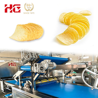 Ligne de production de chips de pommes de terre entièrement automatique HG, type Pringles, solution complète de A à Z
