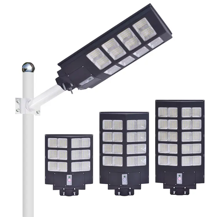 Lampada stradale impermeabile Ip65 per esterni 300W 400W 500W integrata All In One Street Garden Mini Led luce solare