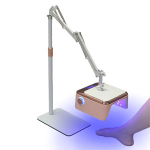 Wholesale 54W Cordless Uv Led Nail Lamp Rechargeable for Feet <strong>Pedicure</strong> Lamp <strong>Dryer</strong> with 360&deg; Rotatable Stand and <strong>Pedicure</strong> Stool - Product Image 4