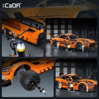 Cada C64008 Nuevo MOC High-Tech City, Coche Deportivo a Escala 1:8, Supercoche de Carreras, Bloques de Construcción, Juguetes DIY para Adultos, 5466 Piezas, Sets de Bloques de Construcción