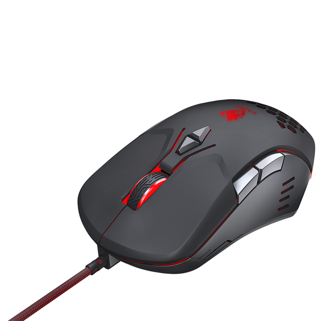 High-quality Colorful Backlight Gaming Mouse 4800dpi Aggravated Block Mouse Suitable for Laptop PC Gaming Pocket Mouse