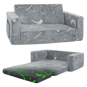 Children's Beanbag Chair Single Person <b>Sofa</b> With Blanket Soft Fabric Recliner For <b>Kids</b> Bedroom Use - Product Image 3