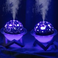 Kanlong USB personnalisé intérieur humidificateur intelligent projection lune lampe de table intelligente lune