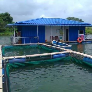Cage flottante en HDPE pour aquaculture en eau de mer, haute résistance, forme carrée, taille personnalisée, piège à crabes bleus, fabriquée en Chine - Product Image 3