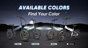 Meilleure vente en entrepôt européen vélo électrique pliant 15ah alimentation par batterie au lithium type électronique intelligent <span class=keywords><strong>Fat</strong></span> City EBike - Product Image 2