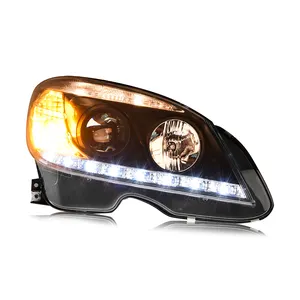 Für Mercedes-Benz W204 C180 C200 C260 Scheinwerfer 2007-2010 LED Frontlampe DRL Bi-Xenon Projektor-Objektiv MIT HID