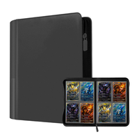 Classeur à fermeture éclair personnalisé pour cartes de baseball, 4 pochettes, format 3x4, pour collectionneurs