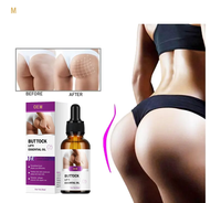 Huile Essentielle Bio Naturelle pour Agrandir et Raffermir les Fesses, 30ml – Massage Liftant pour des Hanches Plus Volumineuses et Sexy