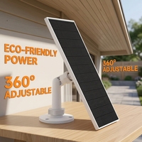 Kamera Keamanan Luar Ruangan 5W Pengisi Daya Panel Surya Efisiensi Tinggi Pasokan Daya Berkelanjutan Mendukung OEM/ODM Panel Surya IP65