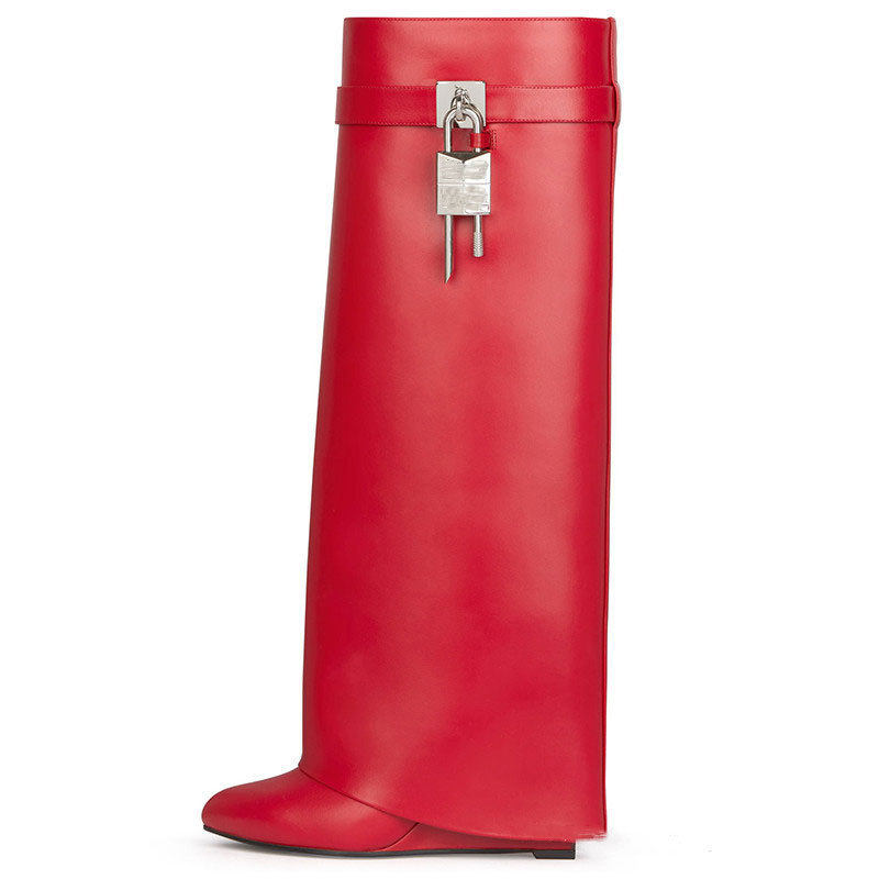 Cuir véritable rouge