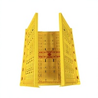 Caisse pliable en plastique pour l'organisation de l'épicerie et de la maison, panier de rangement pliable en PP pour fruits et légumes, vente en gros