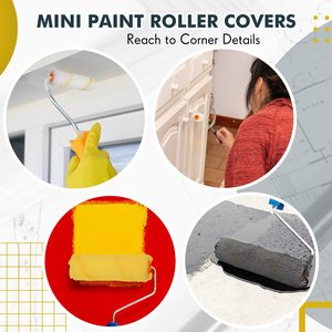 2025 Venda Quente Custom Paint Roller Covers Microfiber Paint Roller Covers Paint Brush Cover Pequeno Rolo Mini - Product Image 4