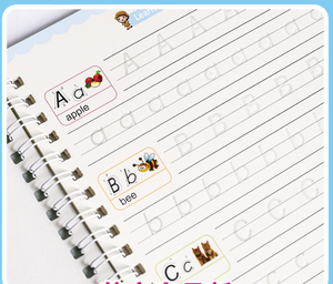 Cahier d'Exercices de Calligraphie <span class=keywords><strong>Magique</strong></span> Anglaise avec Reliure Spirale et <span class=keywords><strong>Peinture</strong></span> à la Gouache pour l'École Maternelle - Product Image 6
