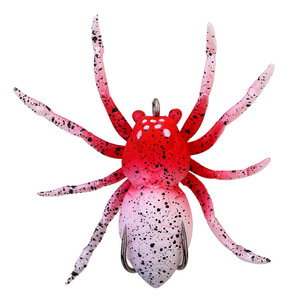 Señuelo de Pesca WildTrek de Goma con Forma de Araña, 6.4g, 7cm, Pre-Atado con Doble Anzuelo, para Pesca en Agua Salada y Dulce, 10 Colores - Product Image 6