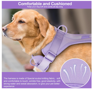 Kingtale <span class=keywords><strong>Pet</strong></span> <span class=keywords><strong>Supplies</strong></span> Impermeable PVC Sin Tirones Arnés Ligero Perro Correa <span class=keywords><strong>Collar</strong></span> - Product Image 3