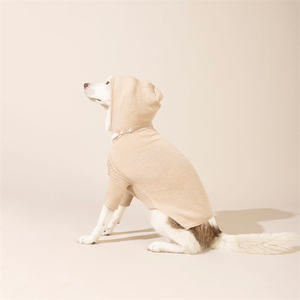 Qipet Pet malzemeleri özel yeni tasarımcı bebek alpaka lüks köpek kazak kapşonlu örgü küçük ve büyük köpekler husdogs <span class=keywords><strong>Dogs</strong></span> köpekler için - Product Image 3