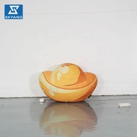 Lingots d'or gonflables et modèles de lingots d'or utilisés pour la décoration de centres commerciaux, événements et publicités gonflables pour les fêtes.