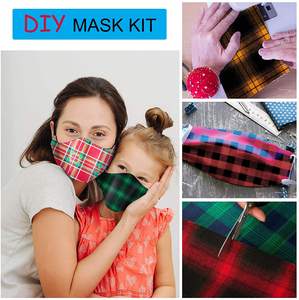 Mèches de tissu à carreaux 50 cm, 20 pièces/<span class=keywords><strong>lot</strong></span>, étoffe pour noël, travaux manuels, motif vichy, couture et matelassage, <span class=keywords><strong>Patchwork</strong></span> pour fêtes de noël - Product Image 6