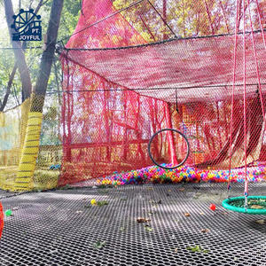 Filet d'escalade de couleurs multiples Intérieur Extérieur Design créatif Colorful Trampoline Park Treetop Jumping Net - Product Image 2