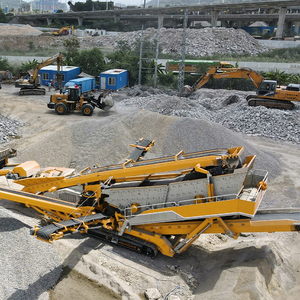 מתקן סינון נייד זחלי ליניארי בעל יעילות גבוהה 200-500 טון/שעה מסך רוטט דיוק סינון גבוה לחומרים דקים - Product Image 1