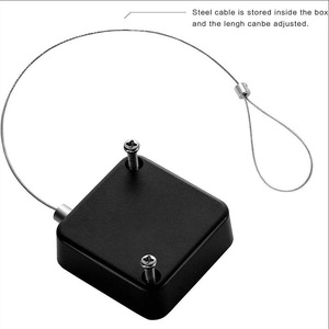 XXH-PB007 Nhà Máy Bán Buôn Nhỏ Có Thể Thu Vào Cáp Reels Chống Trộm Dây Thép Sợi Dây Thừng Với Khóa Cáp An Toàn Sản Phẩm - Product Image 2