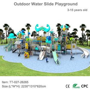 Aire de jeux aquatiques extérieure personnalisée pour <span class=keywords><strong>parc</strong></span> <span class=keywords><strong>aquatique</strong></span>, station touristique, <span class=keywords><strong>camping</strong></span>, équipement de jeux aquatiques en fibre de verre, pompe en option - Product Image 2