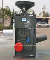 Machine de décorticage et de fraisage de riz à grande échelle, utilisée avec moteur diesel, machine intégrée pour le décorticage et le fraisage du riz.