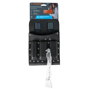 Borsa degli attrezzi in pelle Truper con cassette degli attrezzi di qualità a 11 scomparti - Product Image 4