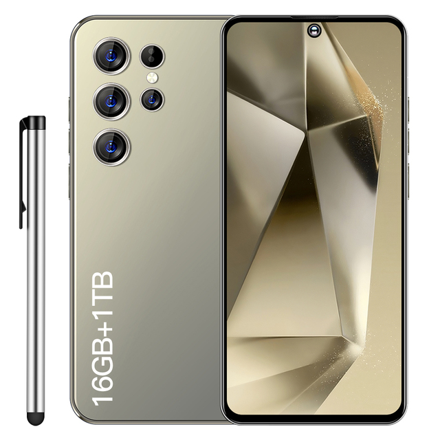 2025 NEW S24 Ultra 5G Smartphone 6.8 Inch OLED YM Brand New Android 12 4GB+128GB Global Version with LTE