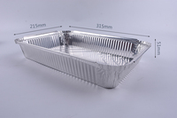 Chine Papier D'aluminium Jetable Plateaux de Service En Papier D'aluminium Récipients En Aluminium Et Feuille Plateau de Barbecue