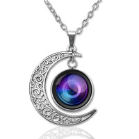 Mode Vintage caméra lentille temps pierres précieuses collier photographe bijoux évider lune pendentif colliers pour femmes hommes