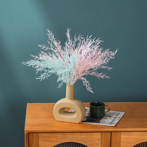 CallaFloral Ramo de Hojas de Bambú Artificiales de PVC, Goma Suave Multicolor, Decoración Interior para el Hogar, Arreglo Floral Portátil - Product Image 2