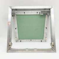 Puerta de Acceso al Techo Perforada Ignífuga con Marco de Aluminio e Inserto de Placa de Yeso Verde para Uso en Centros Comerciales y Hospitales