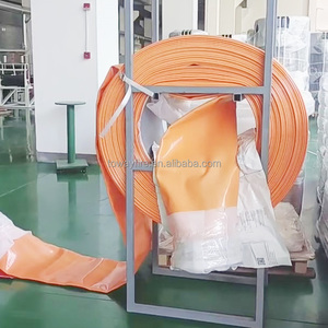 Tuyau plat <span class=keywords><strong>en</strong></span> TPU de 16 pouces avec raccord Victaulic, tuyau de drainage, tuyau fileté, irrigation agricole, raccords <span class=keywords><strong>en</strong></span> acier inoxydable - Product Image 4