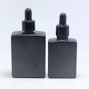 Fabricante y Proveedor de Botellas de Vidrio Esmerilado Negro Mate de 15ml, 30ml, 50ml y 100ml con Gotero para Suero, Aceite Esencial para Ojos - Product Image 3