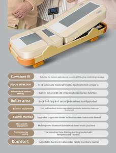 Ensembles de rouleaux de jade 13 de jade chauds les plus vendus Masseur électrique chauffant contrôlé par AI Alliage d'aluminium en bois pour lit de <span class=keywords><strong>massage</strong></span> corporel - Product Image 5