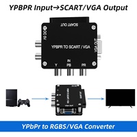 Convertidor de vídeo YPbPr a RGBS VGA de 1080p para consola de juegos Retro, Adaptador de Audio de componente de DVD VGA para PS3, PS2, N64