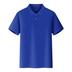 Polo neutro Rendimiento de secado rápido Camisa muscular informal Camiseta deportiva elástica de golf Polo para hombre - Product Image 6